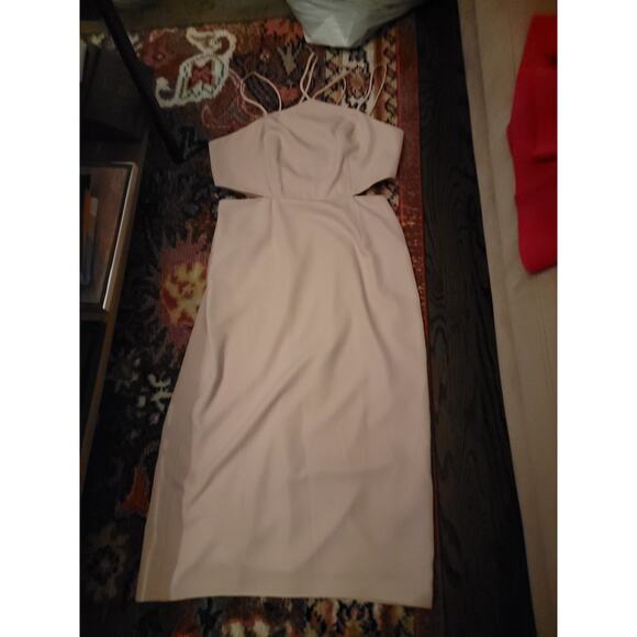 Laundry by Shelli Segal Nude Cutout Cocktail Dress – Size 10 - Picture 1 of 2